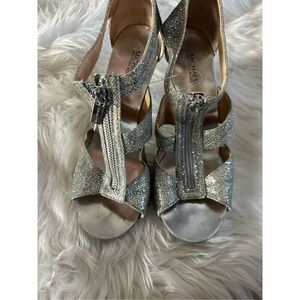 Michael Kors sparkly heels size 8 m sexy going out heels